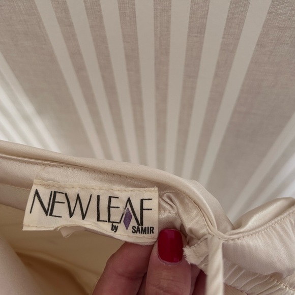 New Leaf By Samir Vintage Women's Tiered Ruffled Dress Side Zip Small RARE - Picture 5 of 9